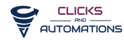 Clicks and Automations logo
